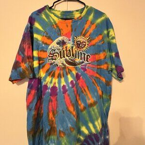 Sublime Tie Dye Tee - Y2K Psychedelic Sun Wave Vibes